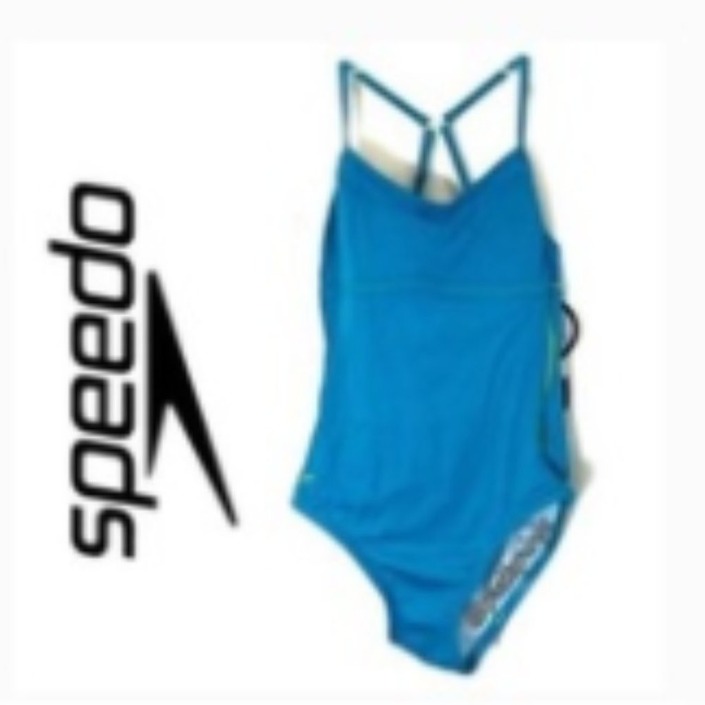Speedo Mesh Splice Clip Back Seawater